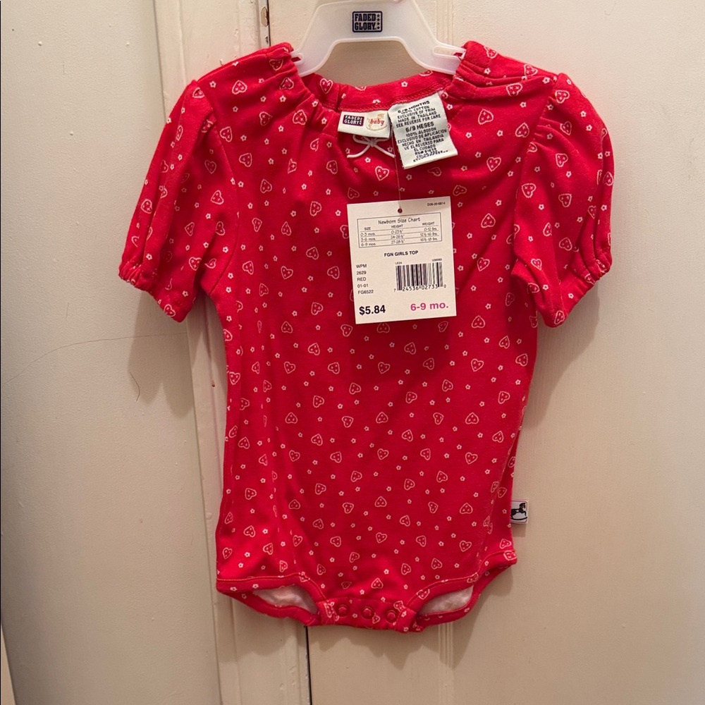 *NWT* Child of Mine Red Heart Print Kids Pajama